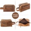 The Vintage Stuff men’s small toiletry bag Doop Kit for travel | shave kit hygiene dopp bag Bathroom Accessories | Perfect for man and women