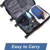 Felipe Varela Men Toiletry Travel Bag Cosmetic Mens Grooming Bag Essentials Toiletries Bathroom Bag,Overnight Shaving Dopp Kit for Men（Blue）