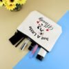 Cow Lover Gift Cow Themed Makeup Bag for Girl Women Moody Cosmetic Bag Cow Farmer Gift Birthday Christmas Graduation Gift for Cow Owner Cowgirl Animal Lovers Daughter Sister Friend Travel Pouch