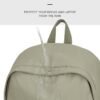 Travel Backpack For Women Men Aesthetic Lightweight Daypack Simple Cute Backpack Waterproof College bag Fit 14 Inch Laptop, Green