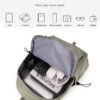 Travel Backpack For Women Men Aesthetic Lightweight Daypack Simple Cute Backpack Waterproof College bag Fit 14 Inch Laptop, Green