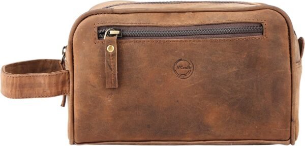 The Vintage Stuff men’s small toiletry bag Doop Kit for travel | shave kit hygiene dopp bag Bathroom Accessories | Perfect for man and women