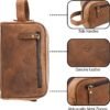 The Vintage Stuff men’s small toiletry bag Doop Kit for travel | shave kit hygiene dopp bag Bathroom Accessories | Perfect for man and women