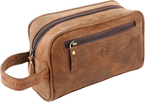 The Vintage Stuff men’s small toiletry bag Doop Kit for travel | shave kit hygiene dopp bag Bathroom Accessories | Perfect for man and women