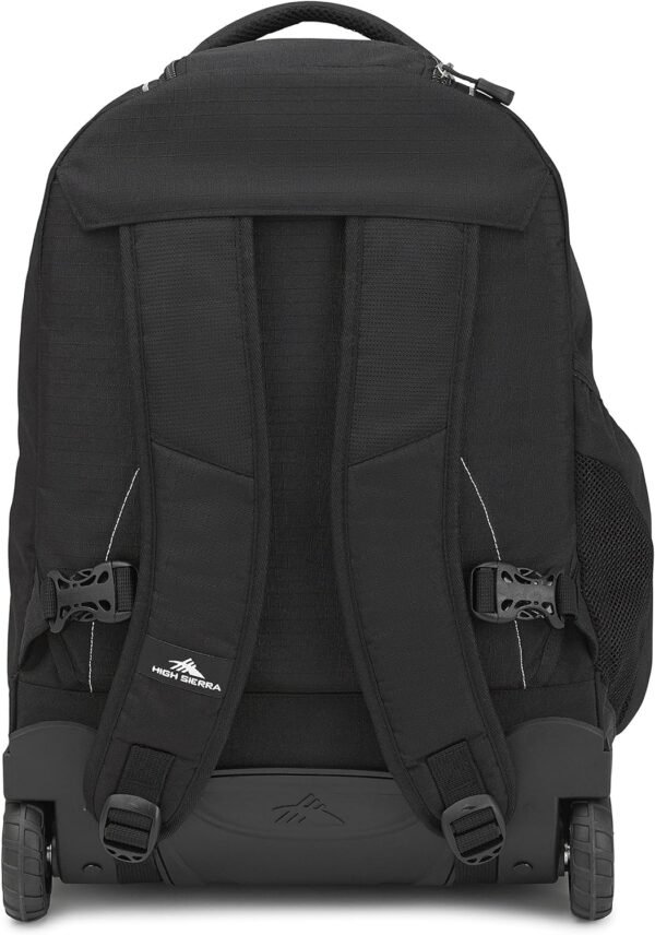 High Sierra Freewheel Wheeled Laptop Backpack, Black, One Size