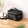Travel Cosmetics Storage Bags for Women, Makeup organizer Mesh Bags Cosmetic Bag Small Five-piece Set Mesh Toiletry Bag Traveling Essentials (black)