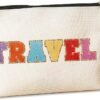 Travel Essentials Travel Toiletry Bag Preppy Decor Personalized Monogrammed Bag Snack Bag Trendy Stuff Pouches for Organization Graduation Birthday Gifts for Women Makeup Bag