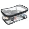 SHANY Slumber Party Cosmetics Clear Travel Bag - Waterproof Multi-use Makeup, Nail and Travel Storage - 1 Count