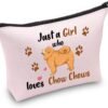 Chow Chow Gifts Chow Chow Makeup Bag Chow Chows Cosmetic Bag Chow Chow Lover Gifts for Women Chow Chow Pouch Travel Bag Toiletry Cases Organizer