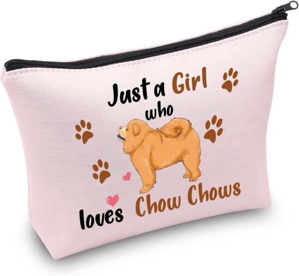 Chow Chow Gifts Chow Chow Makeup Bag Chow Chows Cosmetic Bag Chow Chow Lover Gifts for Women Chow Chow Pouch Travel Bag Toiletry Cases Organizer