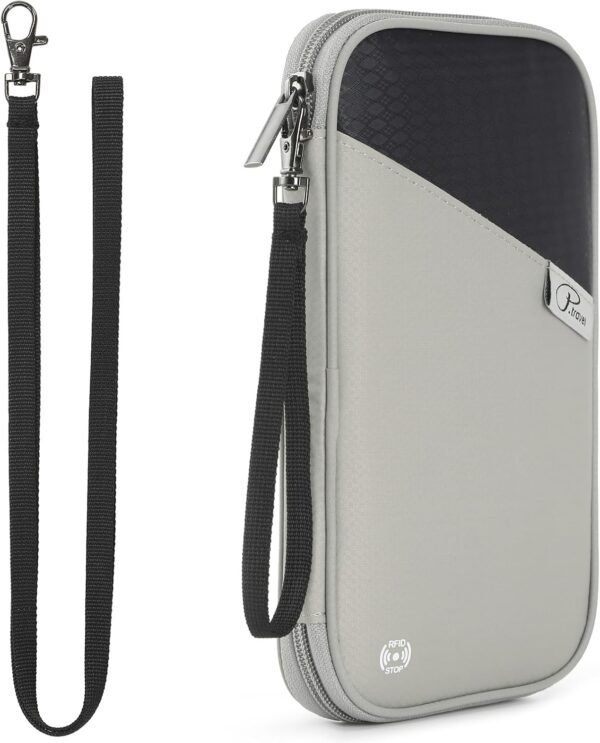 71v-n7E0H9L._AC_SL1500_.jpg VanFn RFID Travel Passport Wallet, Family Passport Holder, Trip Document Organizer P.Travel Series