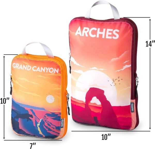 Compression Packing Cubes, Organizers for Travel (National Park)