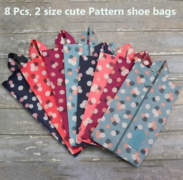 Travel Shoe Bags Waterproof Portable Shoe Storage Pouch with Handle for Men & Women