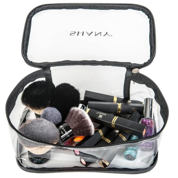 SHANY Slumber Party Cosmetics Clear Travel Bag - Waterproof Multi-use Makeup, Nail and Travel Storage - 1 Count