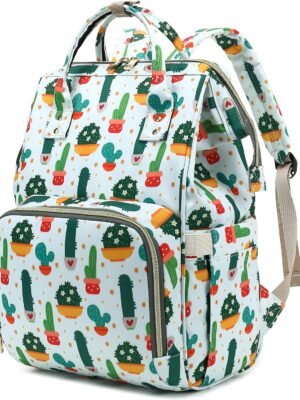 Cactus Laptop Backpack for Women Men, 15.6 inch College School Backpack Bookbag for Work/School/Travel/Business