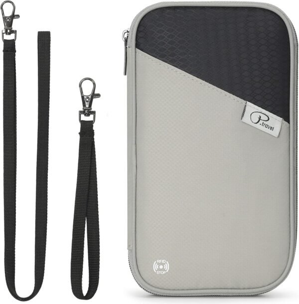 81n84TjfzjL._AC_SL1500_.jpg VanFn RFID Travel Passport Wallet, Family Passport Holder, Trip Document Organizer P.Travel Series