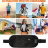 Travel Money Belt, RFID Blocking Travel Wallet, Slim Passport Holder Travel Pouch, for Phone, Cash, Travel Documents, Travel Fanny Pack for Men Women