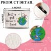 Travel Gifts Makeup Bag For Woman, Just A Woman Who Loves Travels Cosmetic Bag, Travel Lover Gift Bag, Travel Makeup Zipper Bag, Birthday Gifts For Family Friends Sister BFF, A31