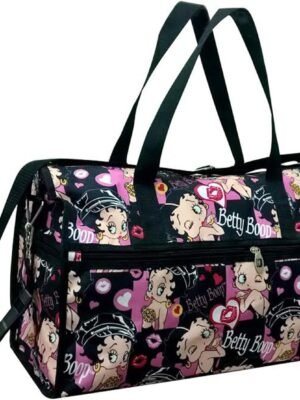 Betty Boop Large Canvas Duffel Bag travel bag w/o key ring