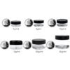 Beauticom® 120 Pieces 5G/5ML Empty Clear Container Jars with MultiColor Lids for Makeup Cosmetic Samples, Small Jewelry, Beads, Nail Charms and Accessories