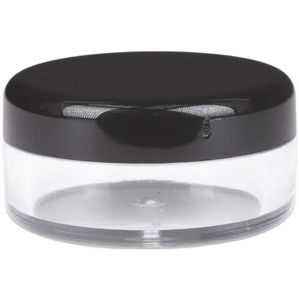 Beauticom® 120 Pieces 5G/5ML Empty Clear Container Jars with MultiColor Lids for Makeup Cosmetic Samples, Small Jewelry, Beads, Nail Charms and Accessories