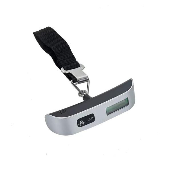 Digital Luggage Scale,Portable Hanging Baggage Scale for Travel Accessories,220lb/100kg Backlight LCD Display Luggage Weight Scale Rubber Paint,Sliver