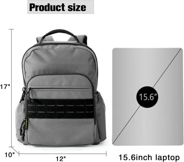 61sHJmbmJrL._AC_SL1500_.jpg VEAGIA Tactical Travel Laptop Backpack For Men Large Heavy Duty Work Backpack Airline Approved Hiking Waterproof Backpack