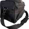 Small Hairdressing Tool Bag Hairdresser Bag with Shoulder Strap, Hair Stylist Bag for Tools Hair Makeup Salon Organizer Bag with YKK Zipper (Black)