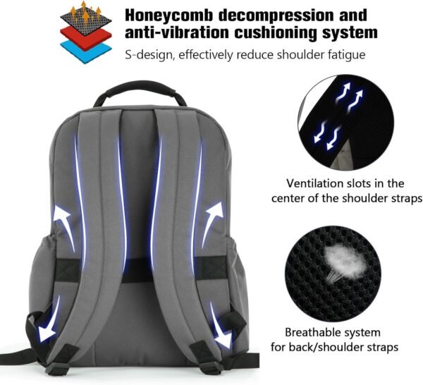 71kkCV60aqL._AC_SL1500_.jpg VEAGIA Tactical Travel Laptop Backpack For Men Large Heavy Duty Work Backpack Airline Approved Hiking Waterproof Backpack