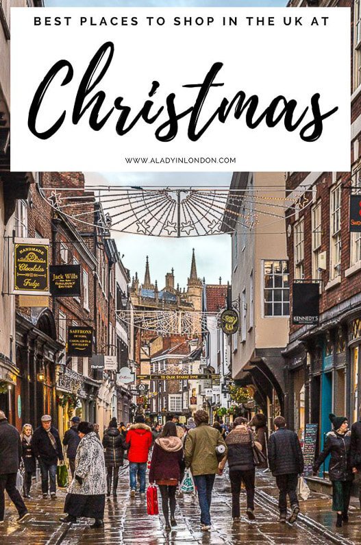 Lady’s 7 Best Places for Christmas Shopping in the UK