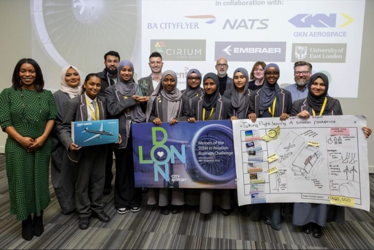 Over 500 East London students participate in London City Airport’s STEM in Aviation Day