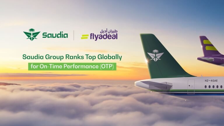 Saudia and flyadeal top global rank for OTP