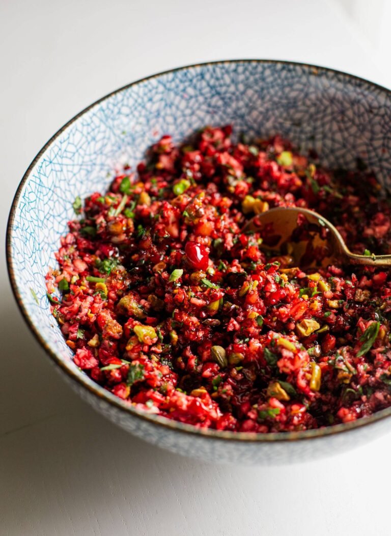 Gingery Cranberry Salsa Recipe – Pinch of Yum