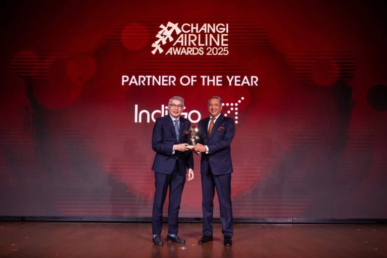 IndiGo named Partner of the Year at Changi Airline Awards 2025