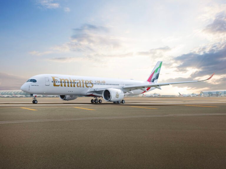 The Emirates A350 makes a debut in Amman The Emirates A350 makes a debut in Amman