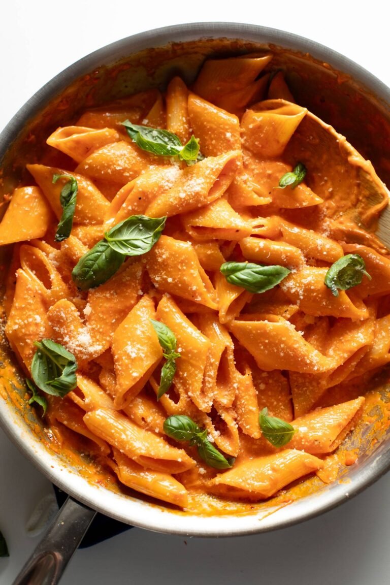 Roasted Red Pepper Pasta Recipe