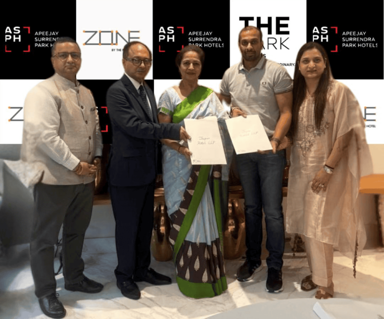 Apeejay Surrendra Park Hotels (ASPHL) signs THE Park Jaipur and Zone by The Park Govardhan