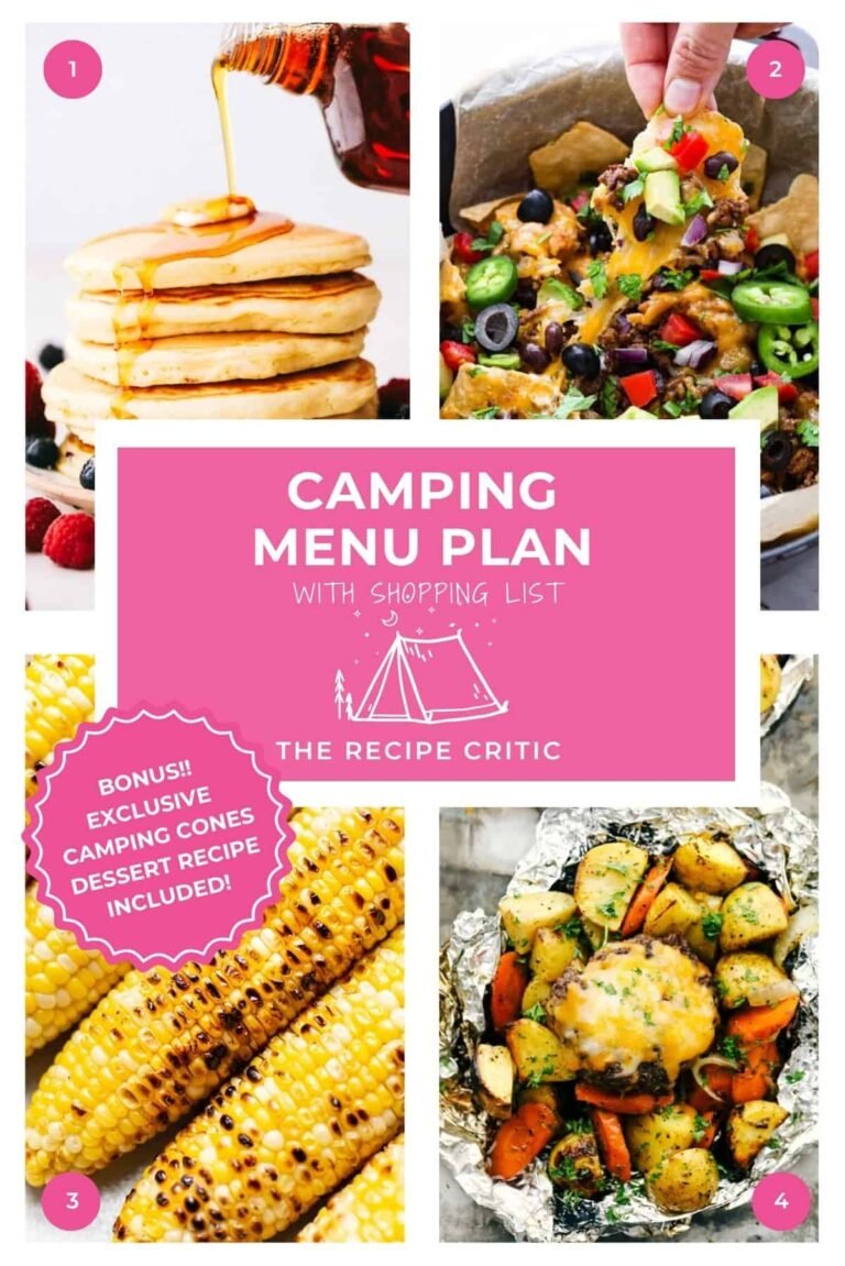 Camping Menu Plan | The Recipe Critic Camping Menu Plan | The Recipe Critic