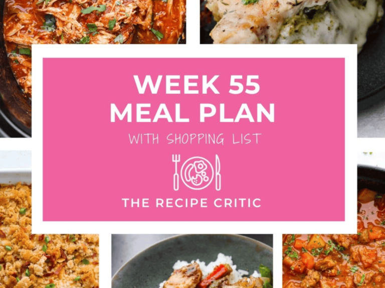 Weekly Meal Plan #55 | The Recipe Critic Weekly Meal Plan #55 | The Recipe Critic