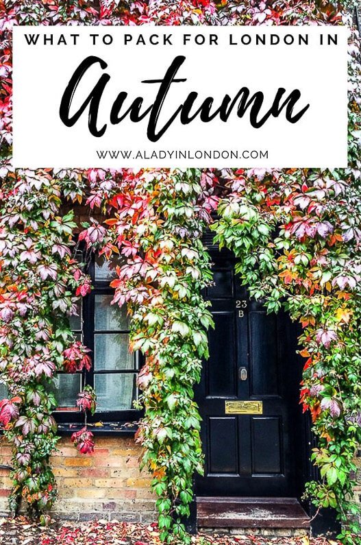 Lady’s 11 Essential Items for Your London Autumn Packing List Lady’s 11 Essential Items for Your London Autumn Packing List