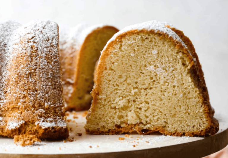 Sour Cream Pound Cake Recipe – Moist & Buttery