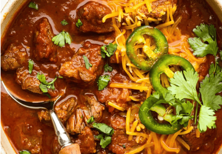 Texas Chili Recipe | Classic No Bean Beef Chili