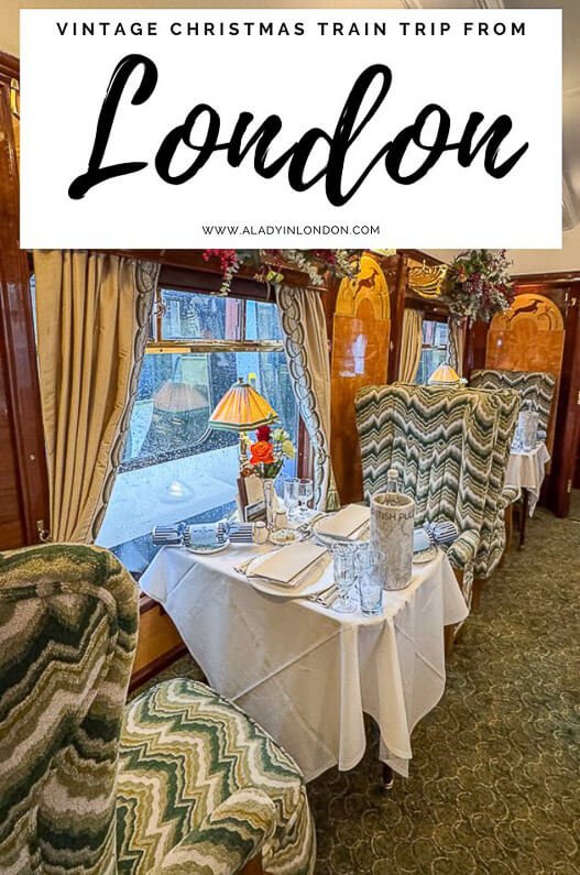 Lady’s Vintage Christmas Train Trip from London