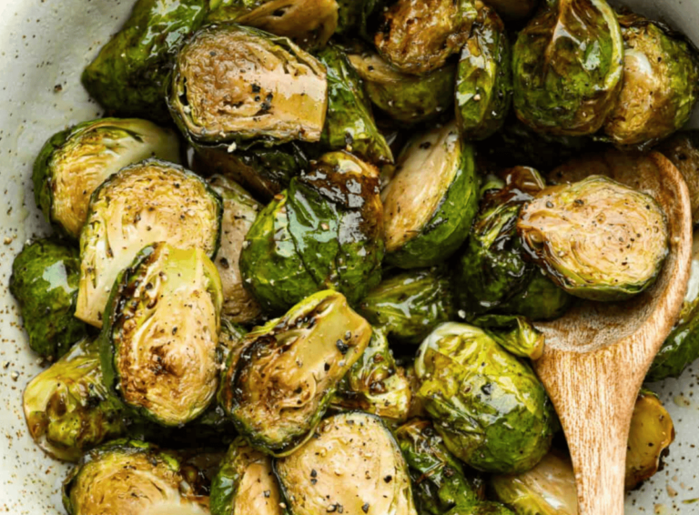 Crispy Brown Sugar Brussels Sprouts (Air Fryer) Crispy Brown Sugar Brussels Sprouts (Air Fryer)