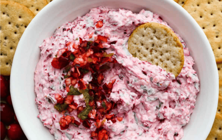 Cranberry Jalapeño Dip (Easy Holiday Appetizer)