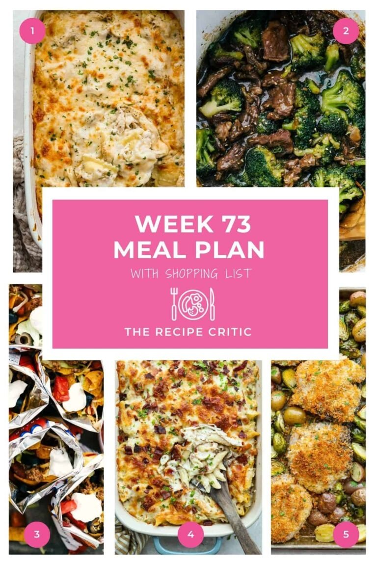 Weekly Meal Plan #73 | The Recipe Critic Weekly Meal Plan #73 | The Recipe Critic
